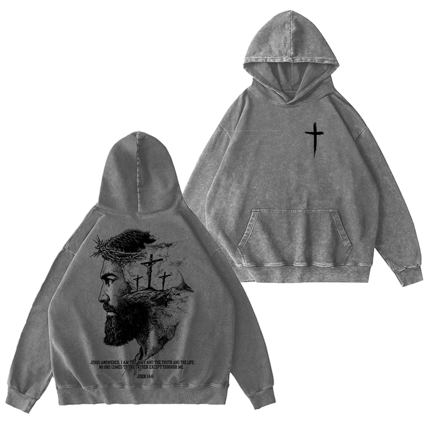 The Way The Truth The Life Vintage Washed T-shirt/Crewneck/Hoodie