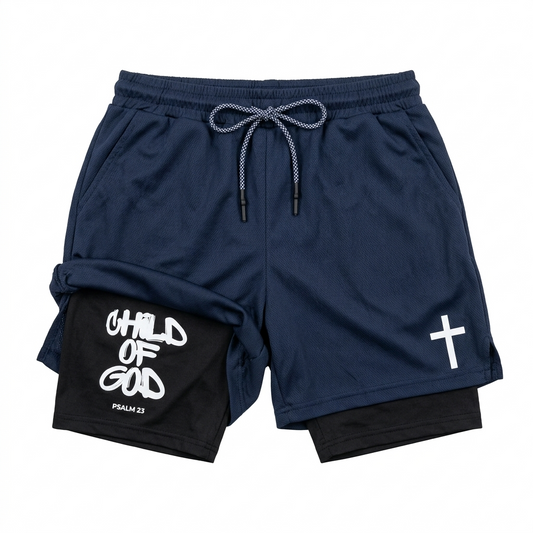 God, Psalm 23, Mesh Sports Shorts