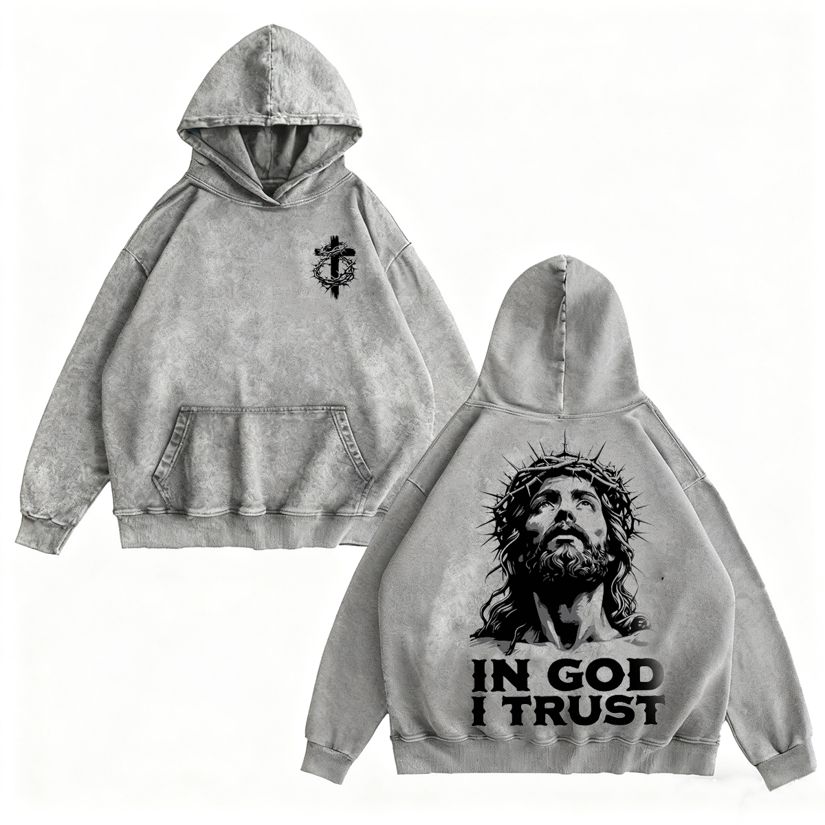 Christus Vincit, Christus Regnat, Christus Imperat  Washed T-shirt/Crewneck/Hoodie