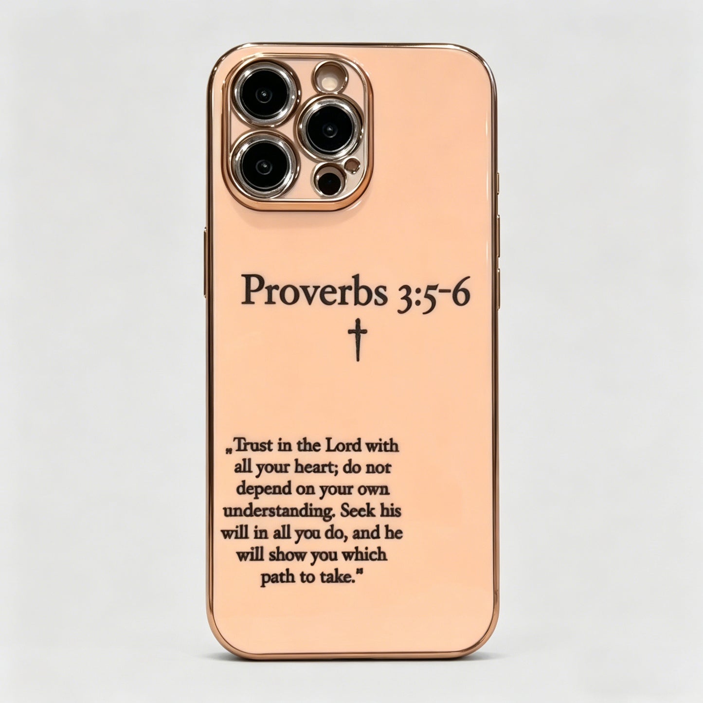 Trust in the Lord: Inspirational Christian Quotes  phone case