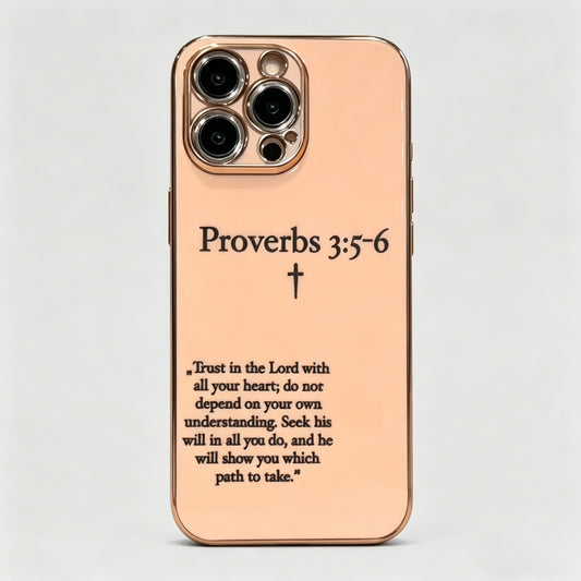 Trust in the Lord: Inspirational Christian Quotes  phone case