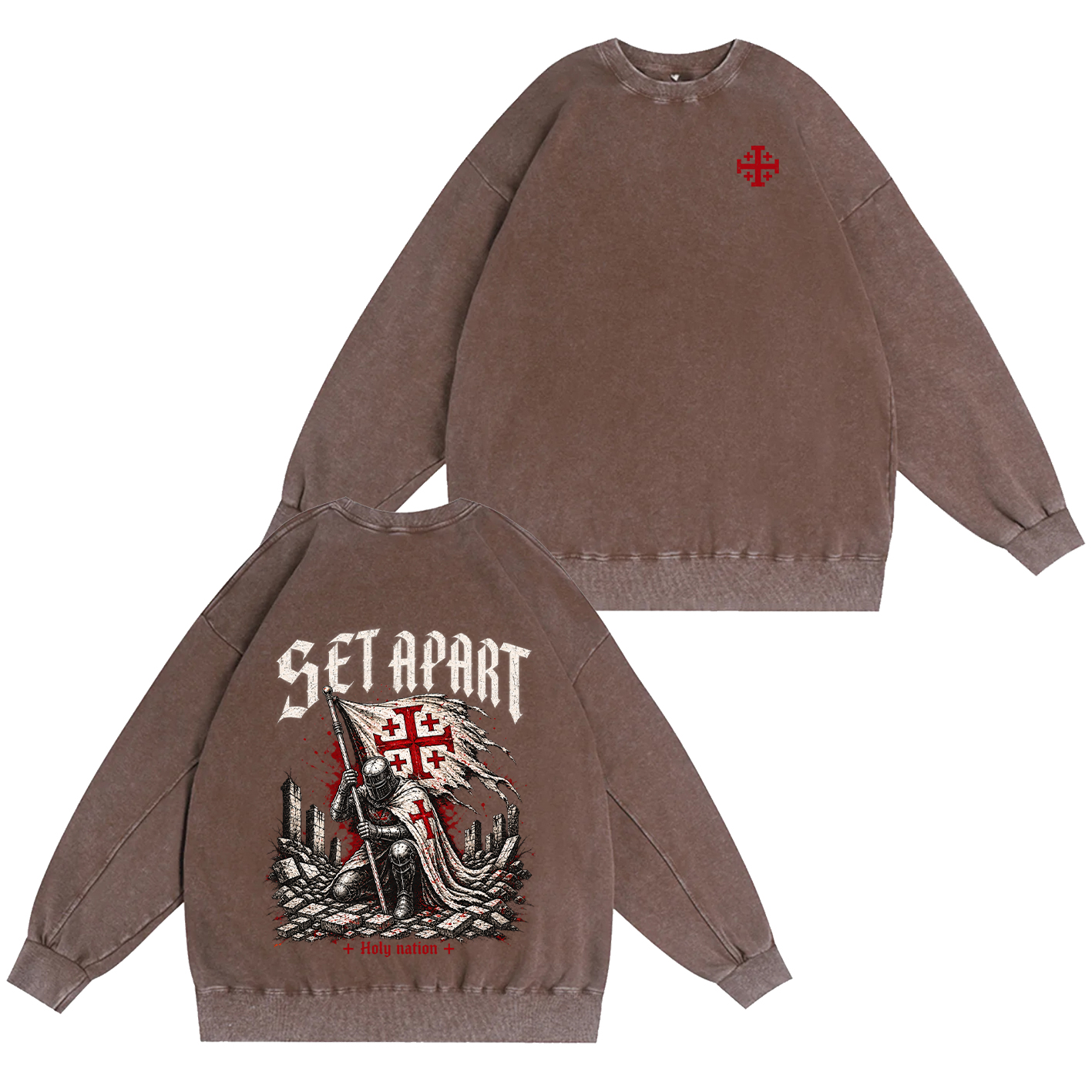 Set Apart Holy Nation Vintage Washed T-Shirt/Crewneck/Hoodie
