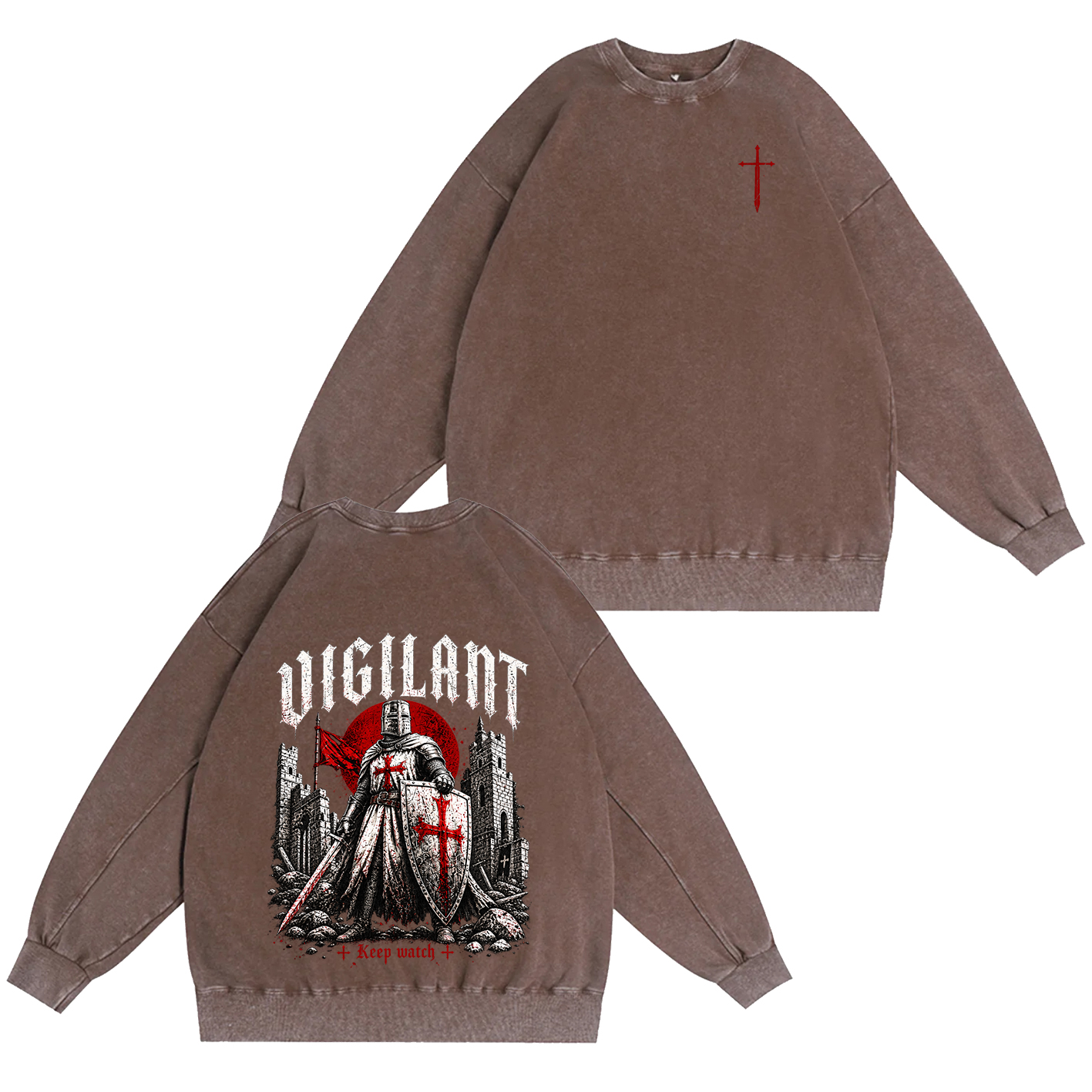 Vigilant Keep Watch Vintage Washed T-Shirt/Crewneck/Hoodie