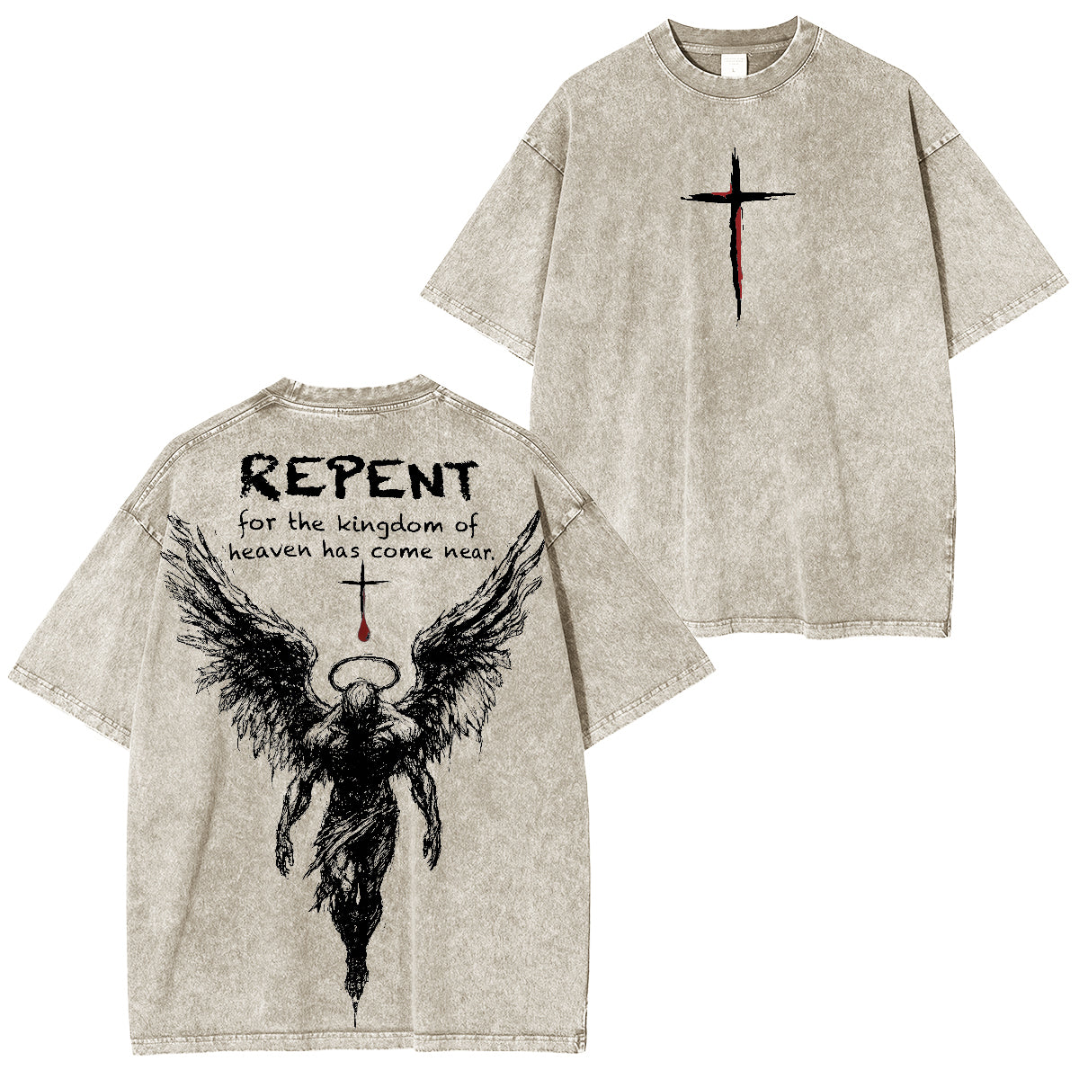 Heavens Proclaim The Glory Of God Washed Unisex T-Shirt