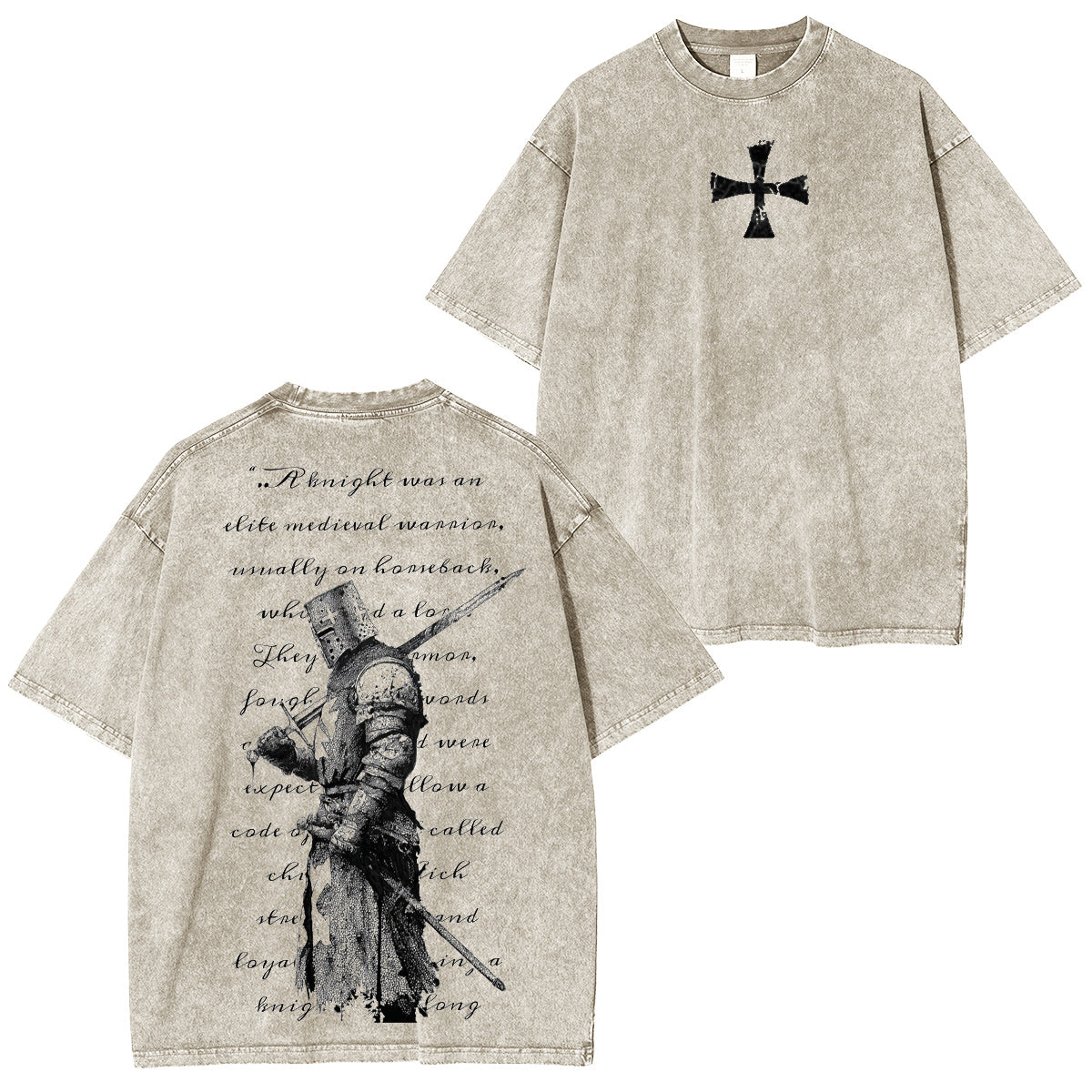 The Knight’s Code Faithbound Vintage Washed T-shirt/Crewneck/Hoodie