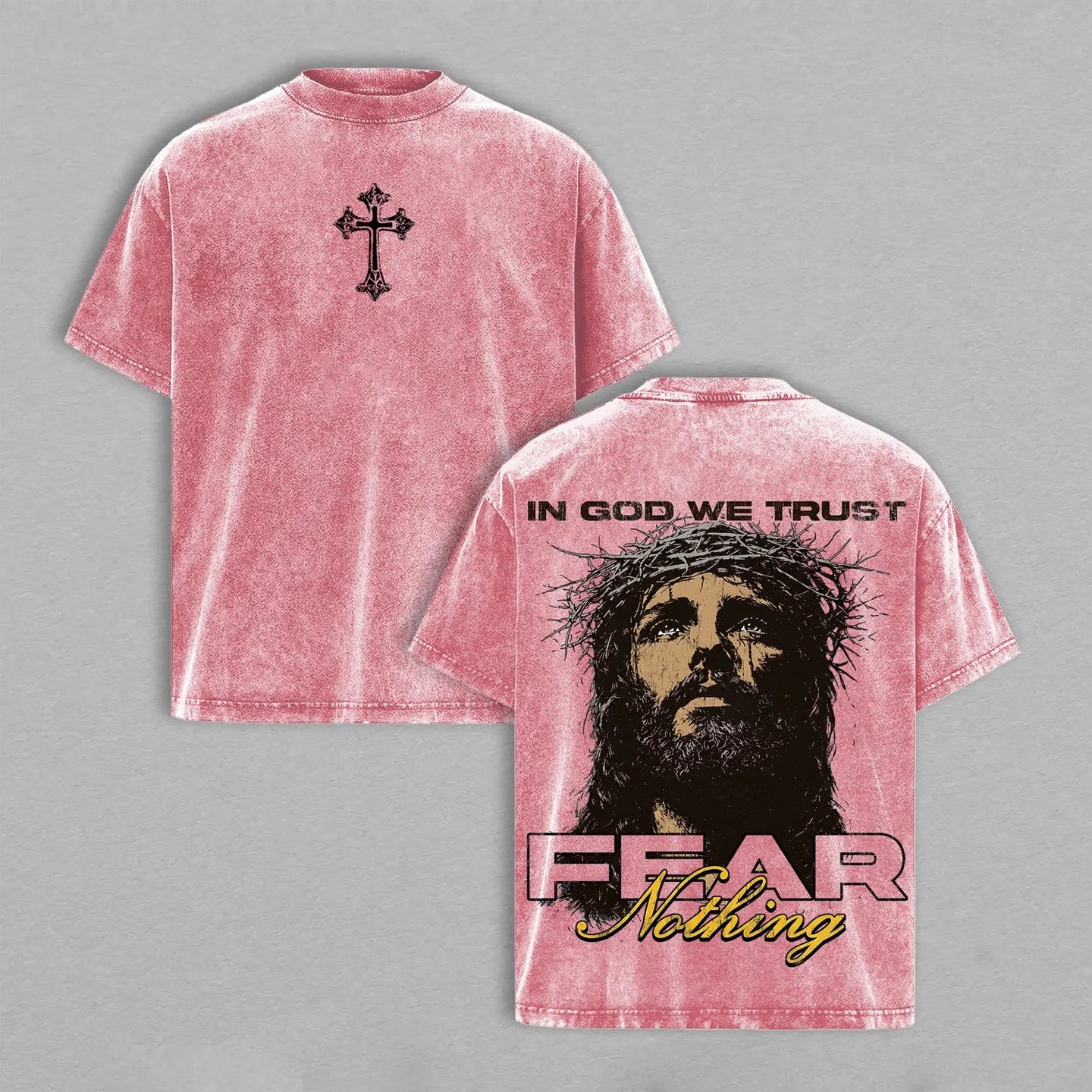 Fear Nothing Vintage Washed Faith Tee