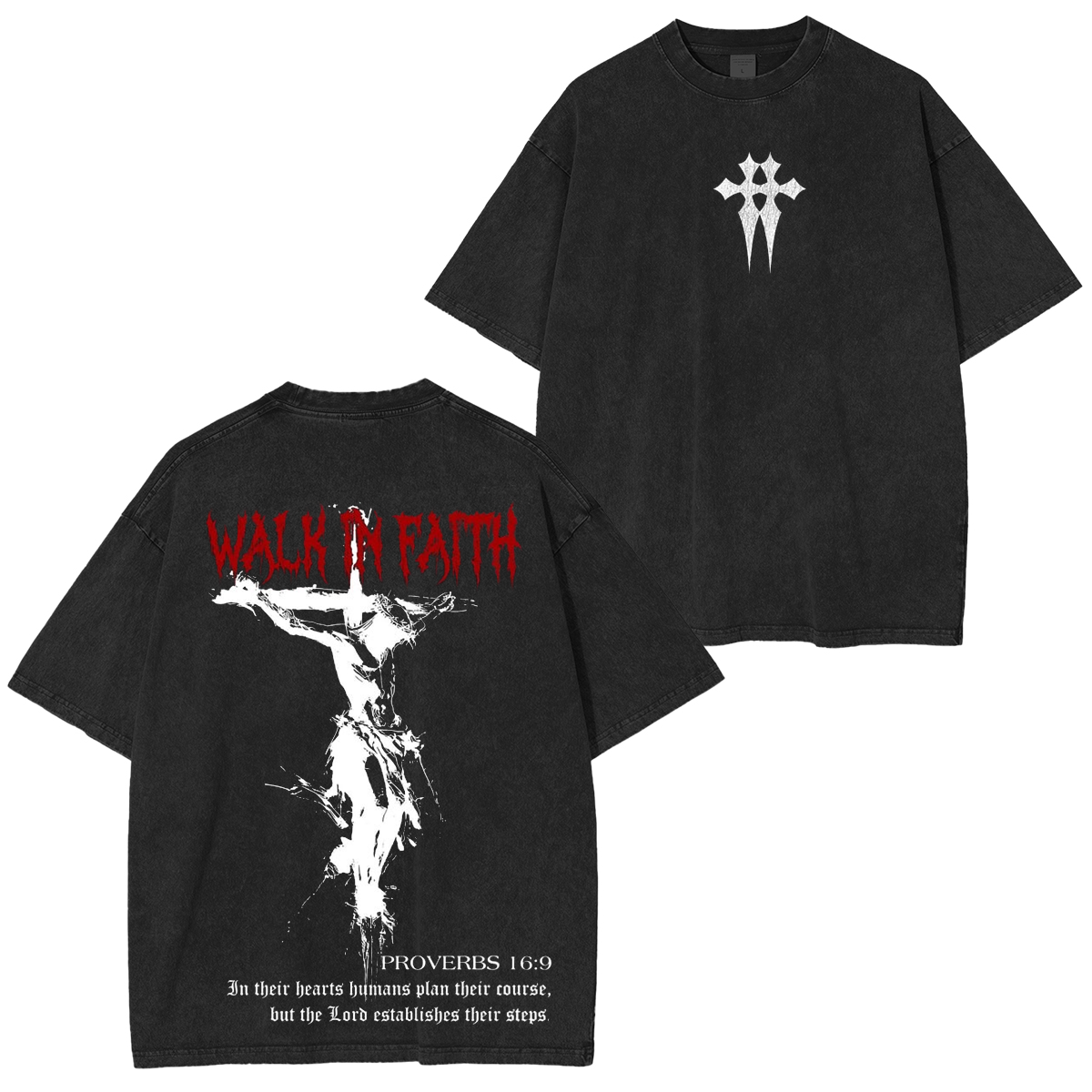 WalkIn Faith Washed T-shirt/Crewneck/Hoodie