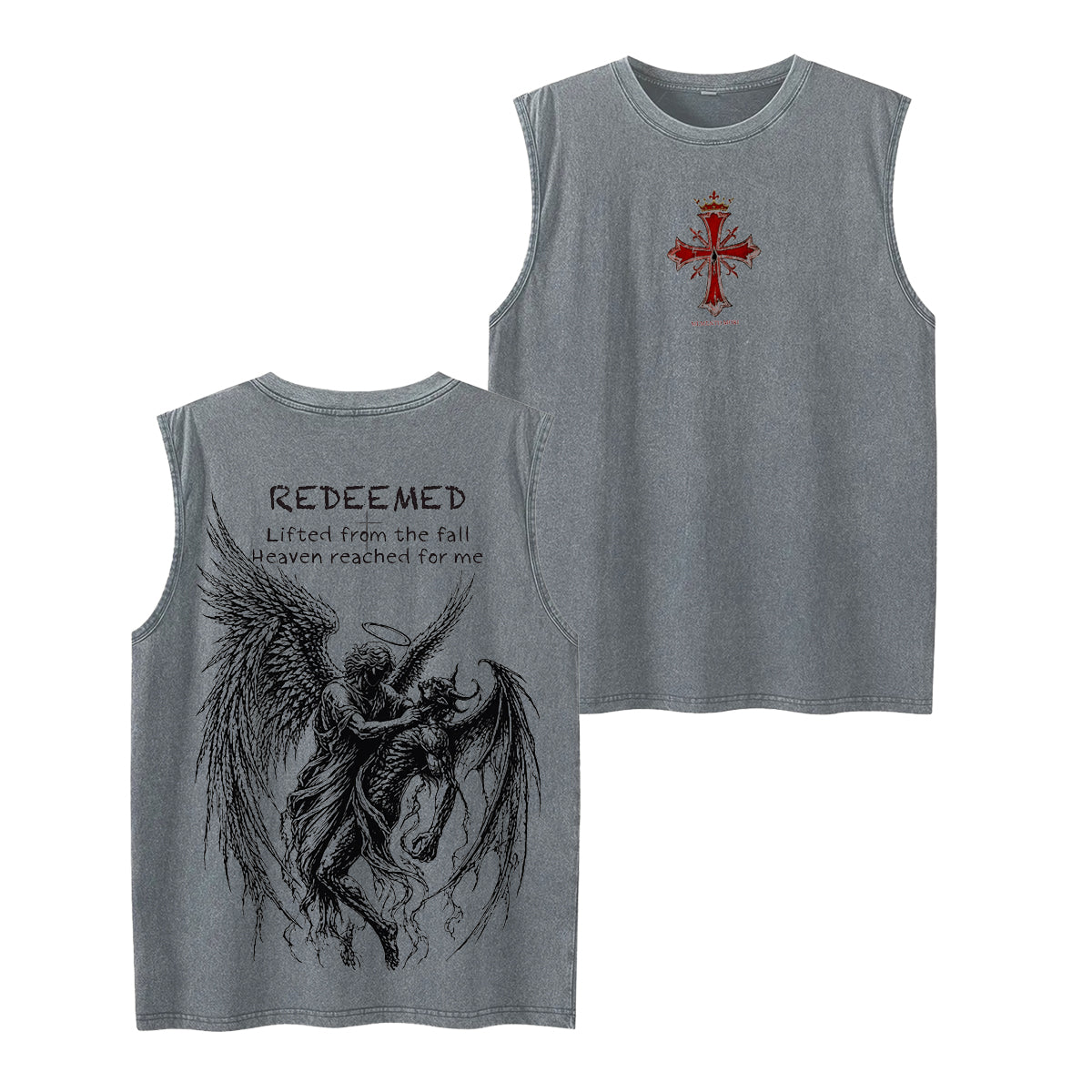 Redeemed Angel Vintage Washed Tank Top