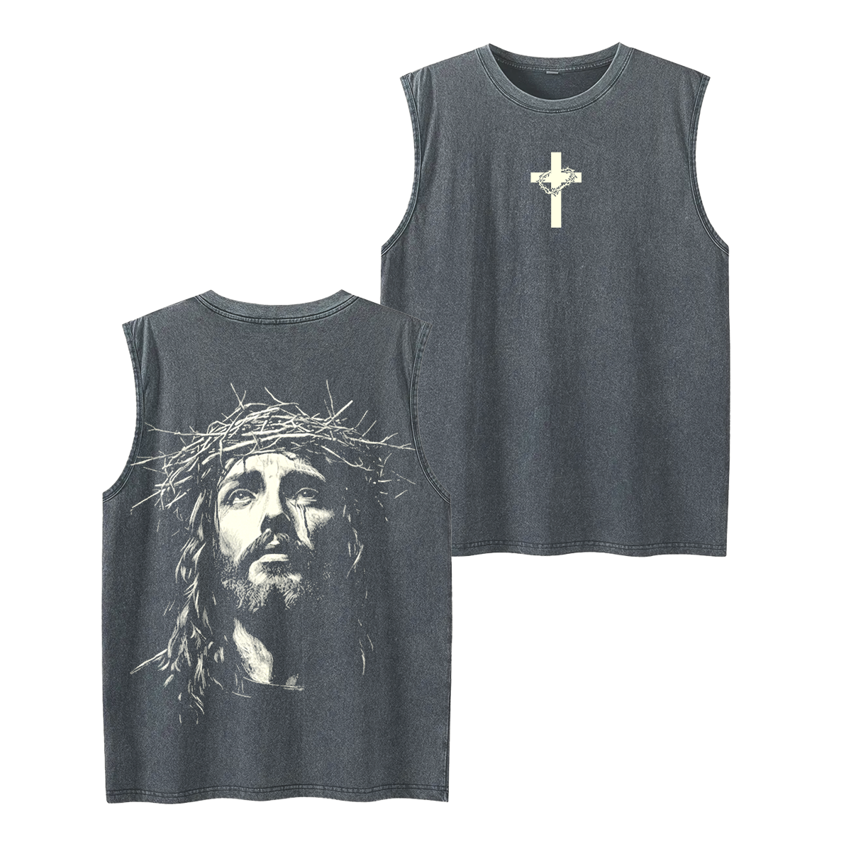 Crown Of Thorns Vintage Washed T-shirt/Crewneck/Hoodie