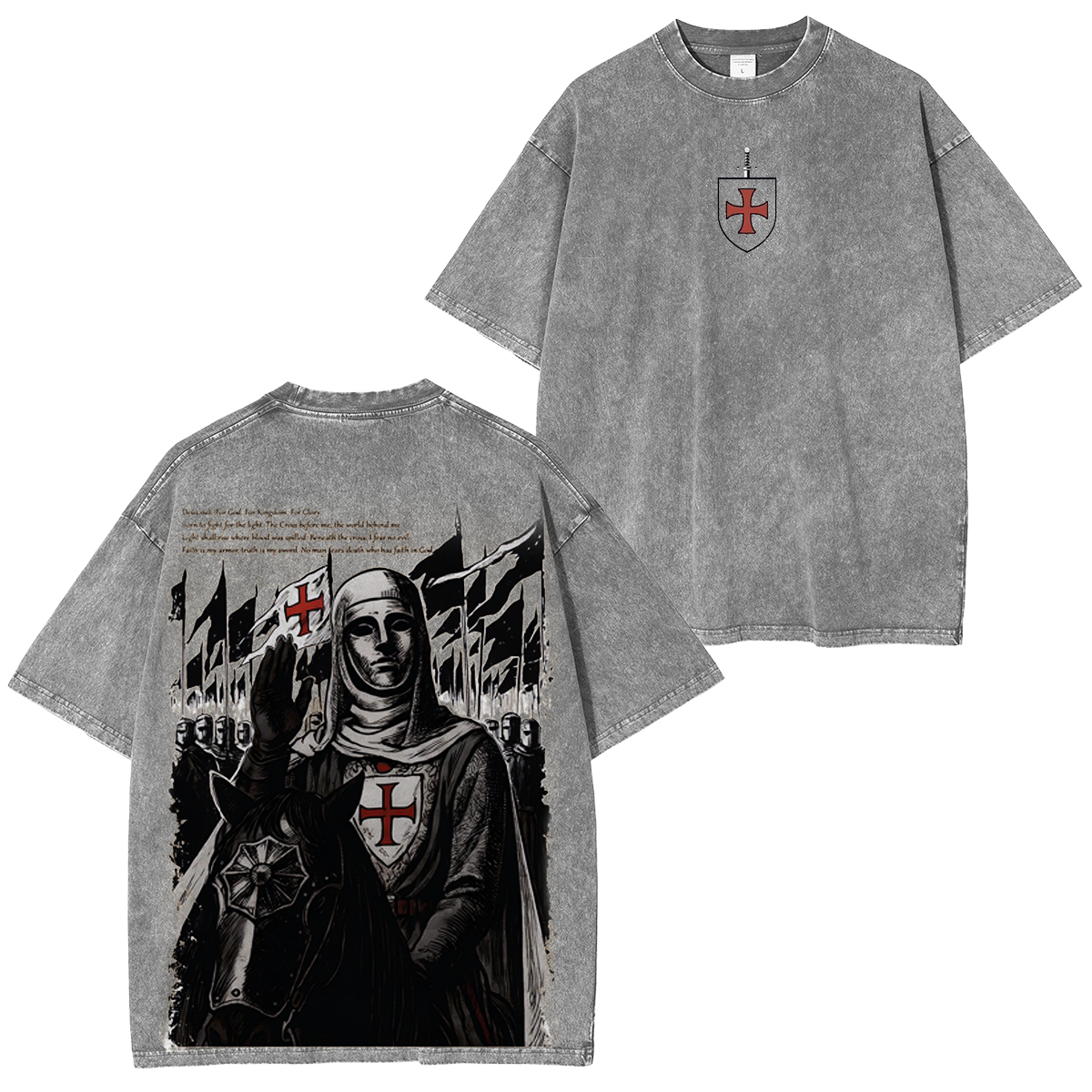 Crowned by Faith Vintage Washed T-shirt/Crewneck/Hoodie