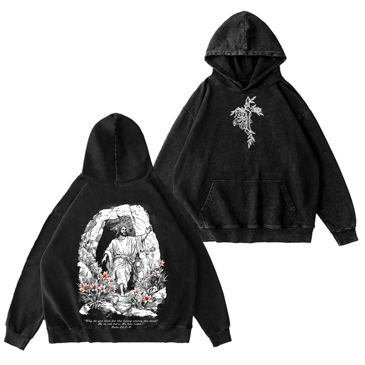 Jesus Lives Washed T-shirt/Crewneck/Hoodie