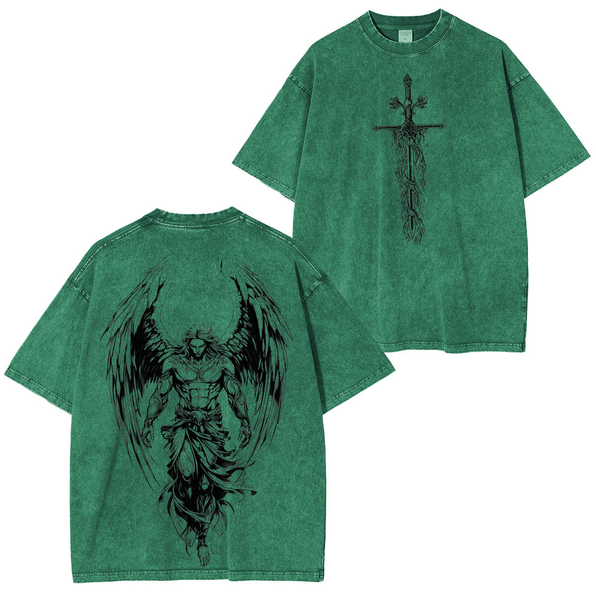 Archangel Michael – Armor of God Vintage Washed Unisex T-Shirt