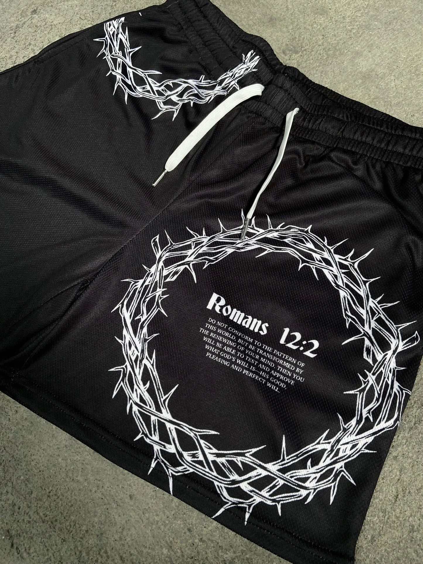 Crown of Thorns Gym Shorts