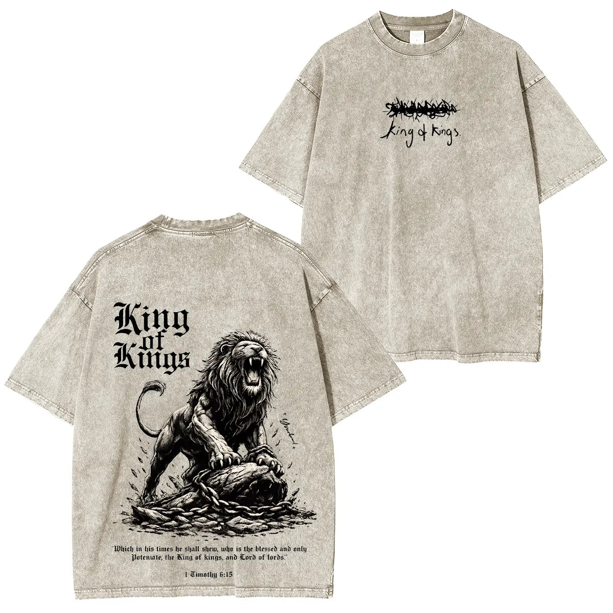 King of Kings Washed T-shirt/Crewneck/Hoodie