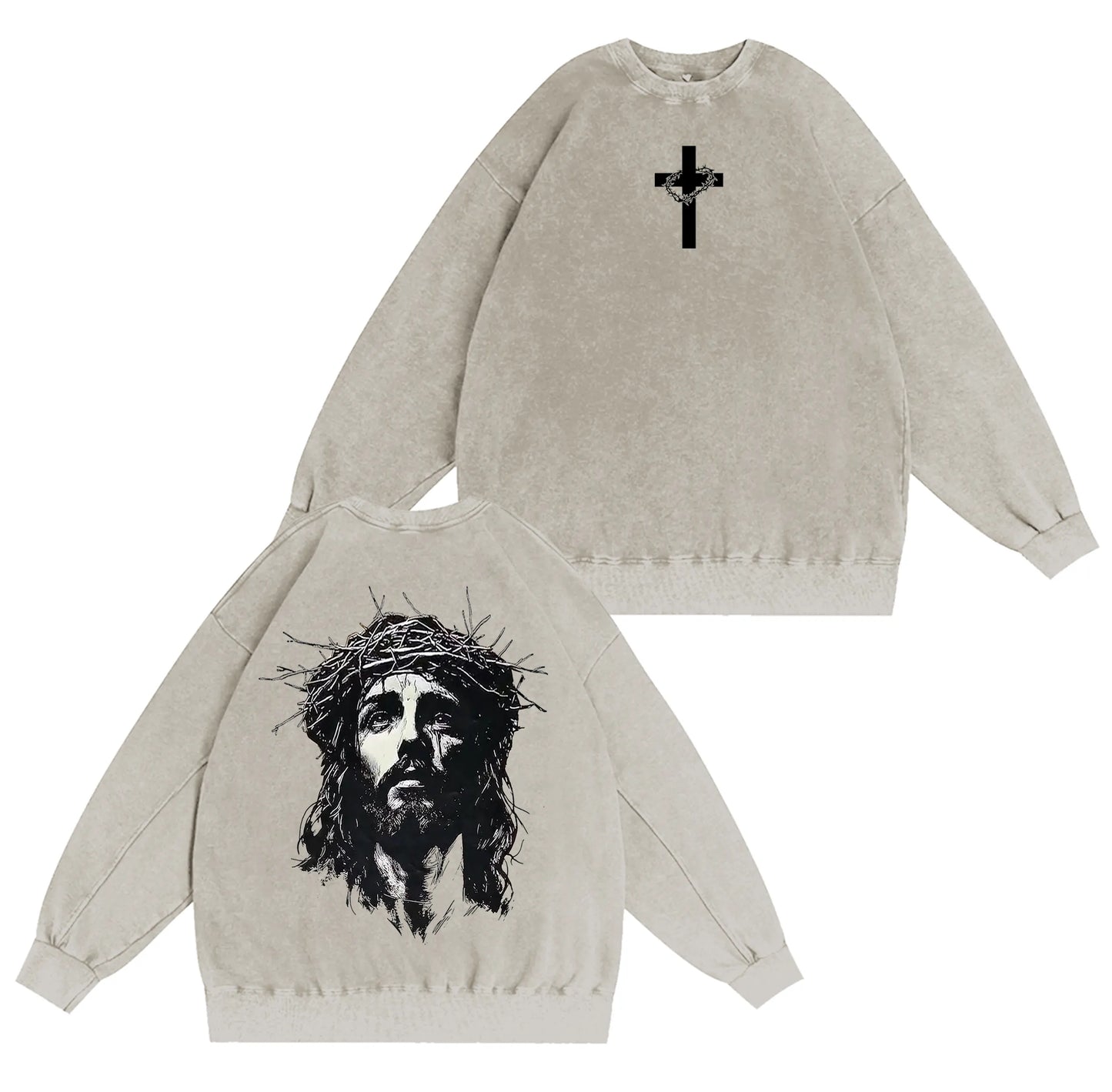 Crown Of Thorns Vintage Washed T-shirt/Crewneck/Hoodie
