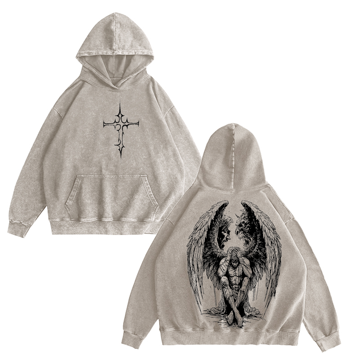 DUALITY | Fallen Within Vintage Washed T-shirt/Crewneck/Hoodie