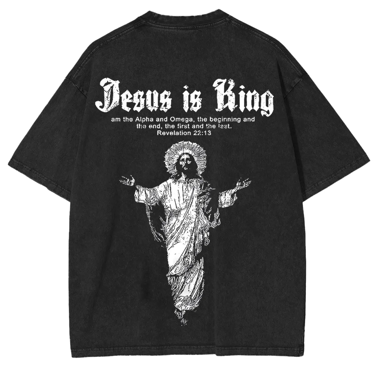 Jesus Is King Vintage Washed Unisex T-Shirt