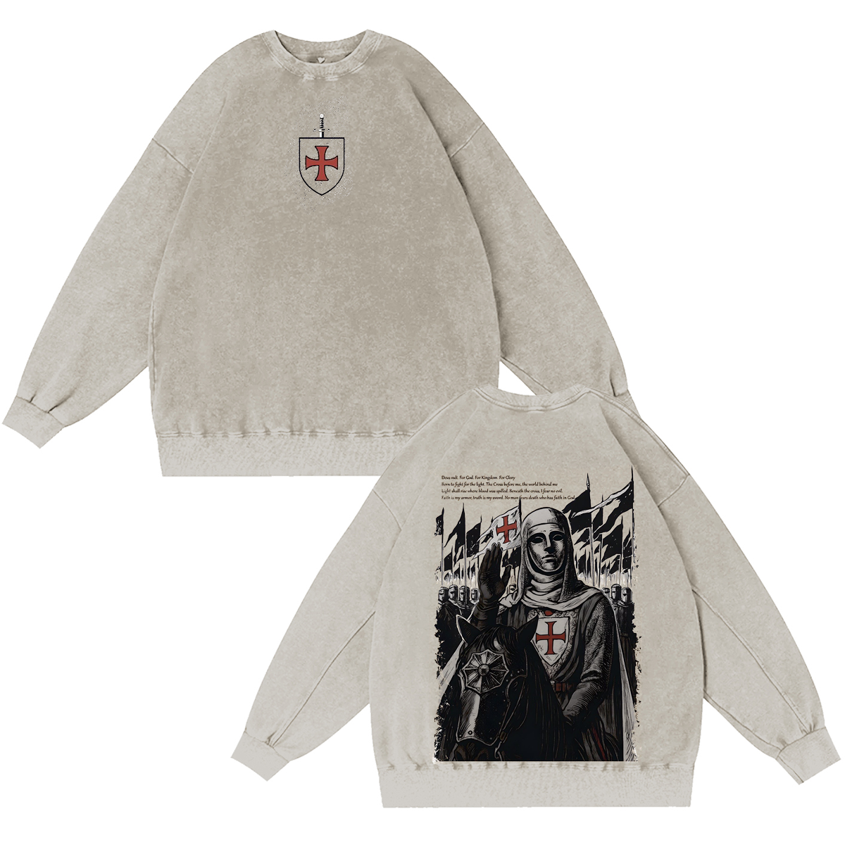 Crowned by Faith Vintage Washed T-shirt/Crewneck/Hoodie