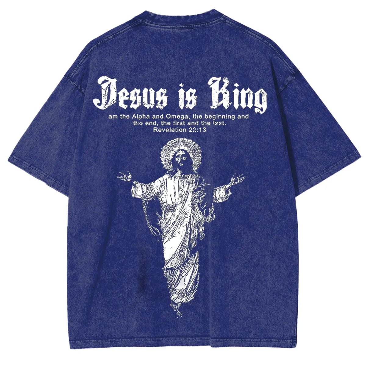 Jesus Is King Vintage Washed Unisex T-Shirt