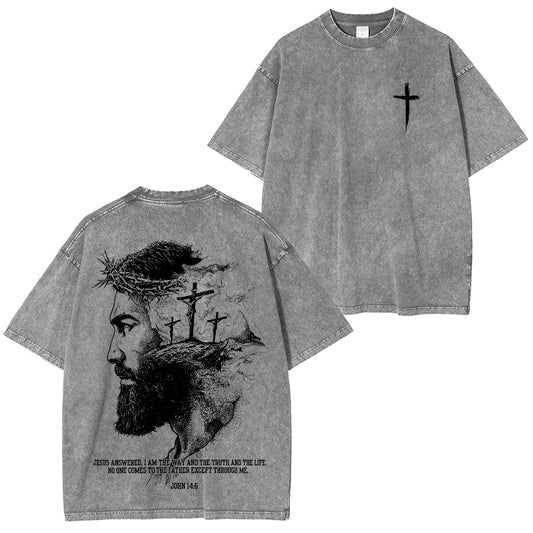 The Way The Truth The Life Vintage Washed T-shirt/Crewneck/Hoodie