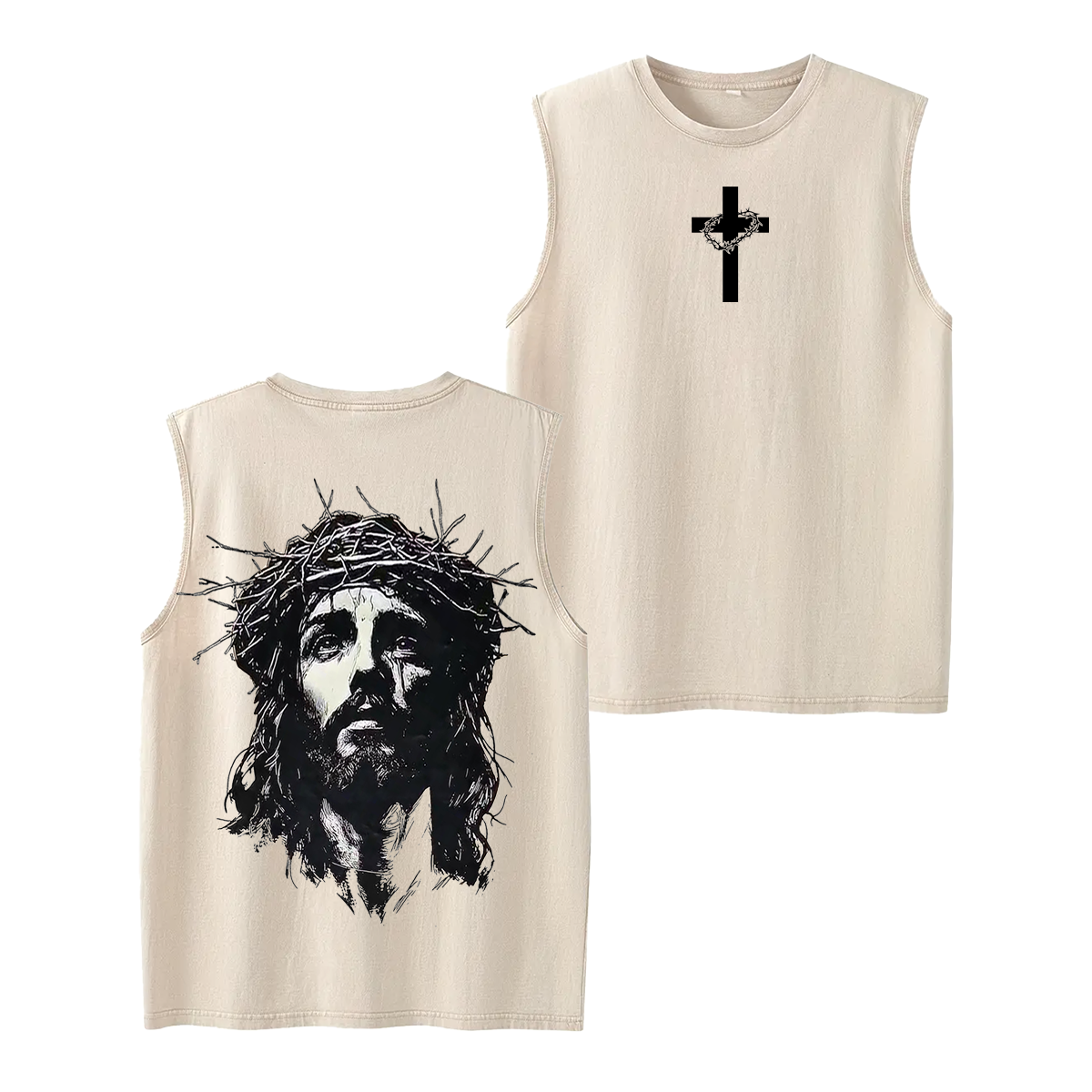 Crown Of Thorns Vintage Washed T-shirt/Crewneck/Hoodie