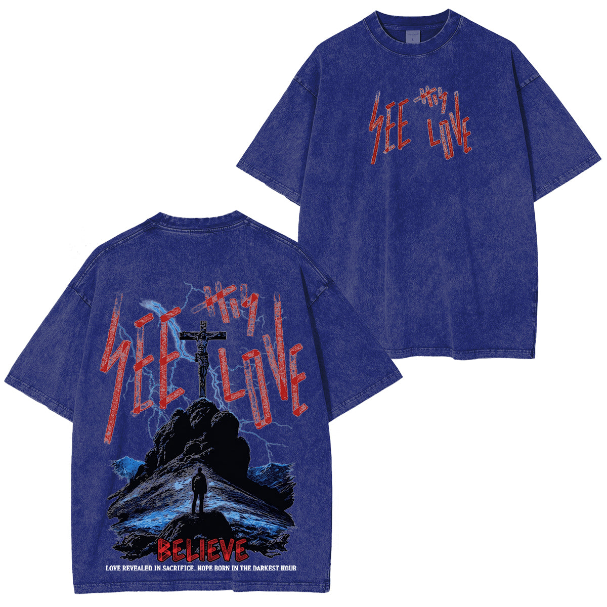 “See Thy Love” Washed Unisex T-Shirt