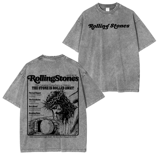 The Stone Is Rolled Away – Resurrection Washed T-shirt/Crewneck/Hoodie