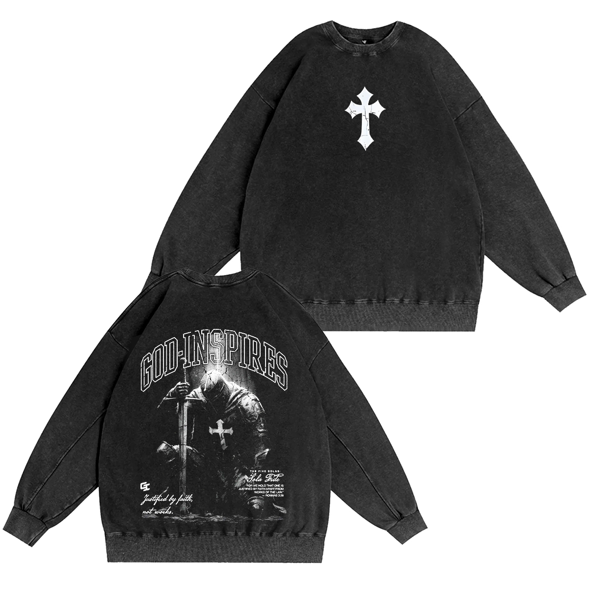 God Inspired Might Knight’s Vow Washed T-shirt/Crewneck/Hoodie