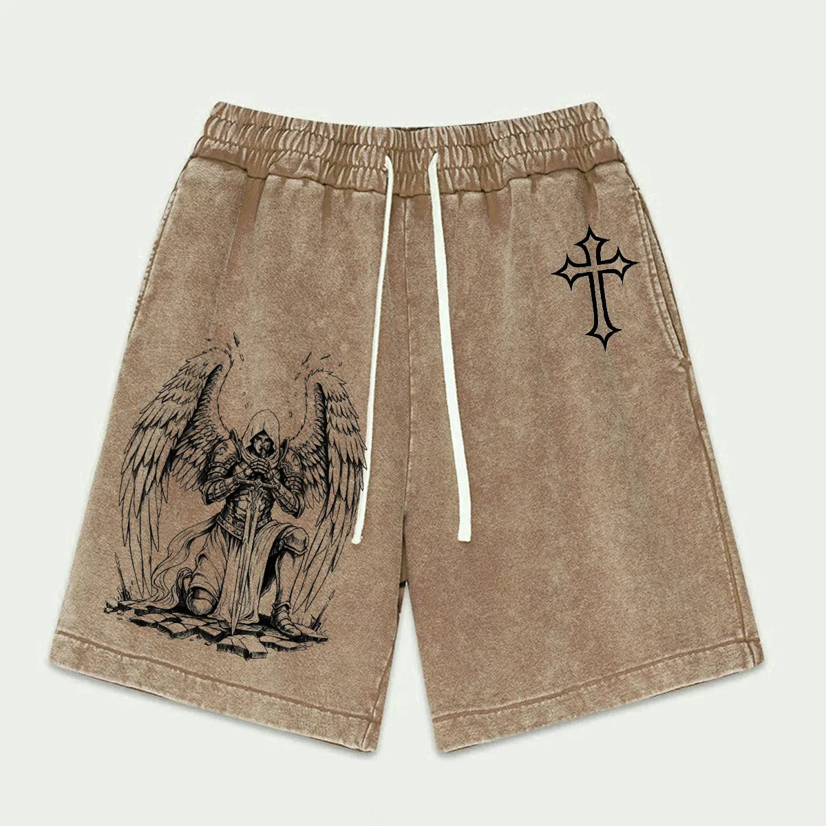 Angel Knight Washed Shorts