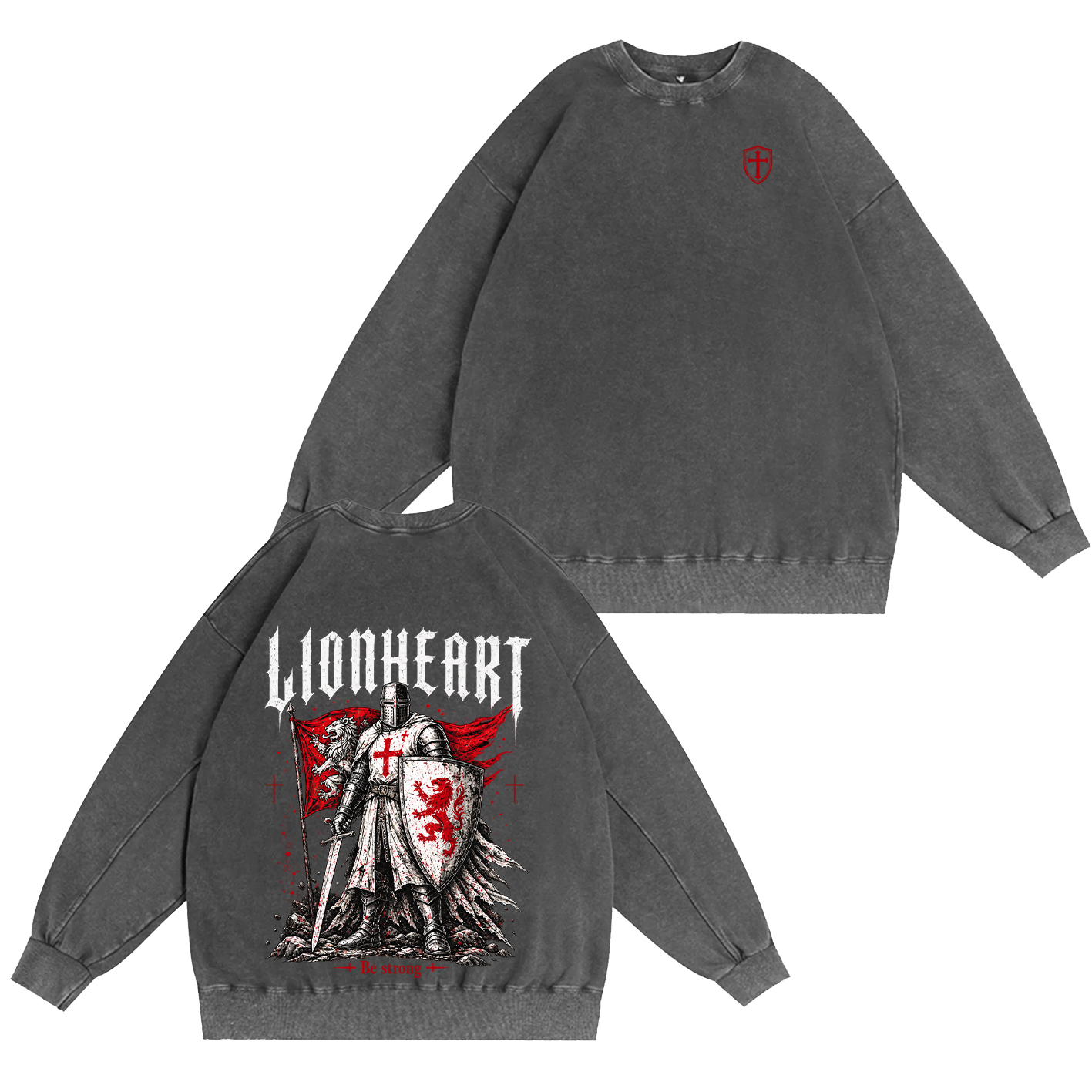 Lionheart Be Strong Vintage Washed T-Shirt/Crewneck/Hoodie
