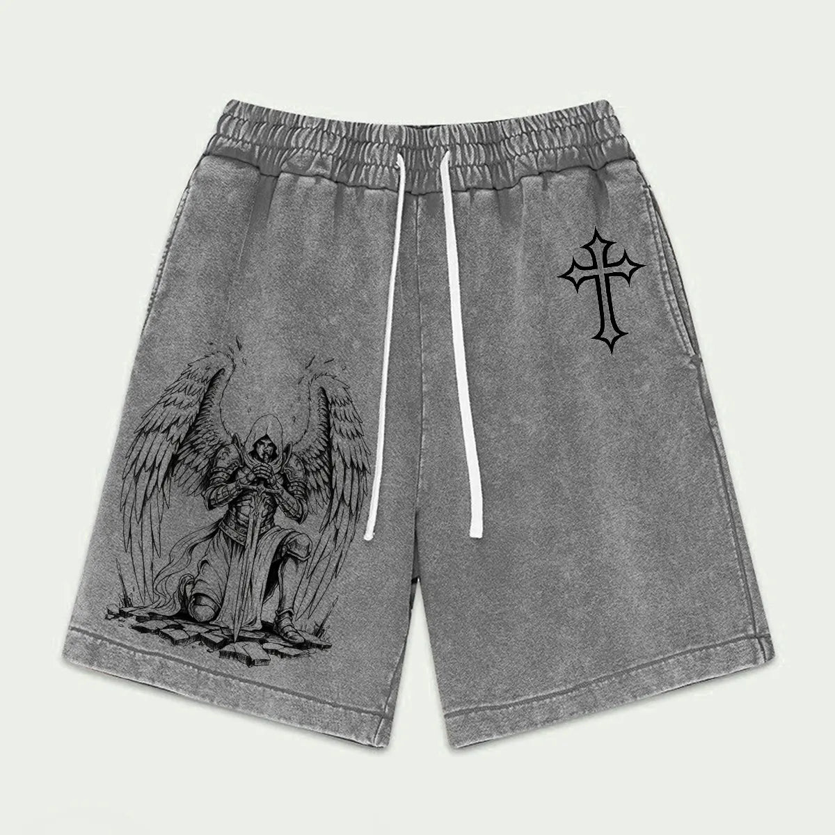 Angel Knight Washed Shorts