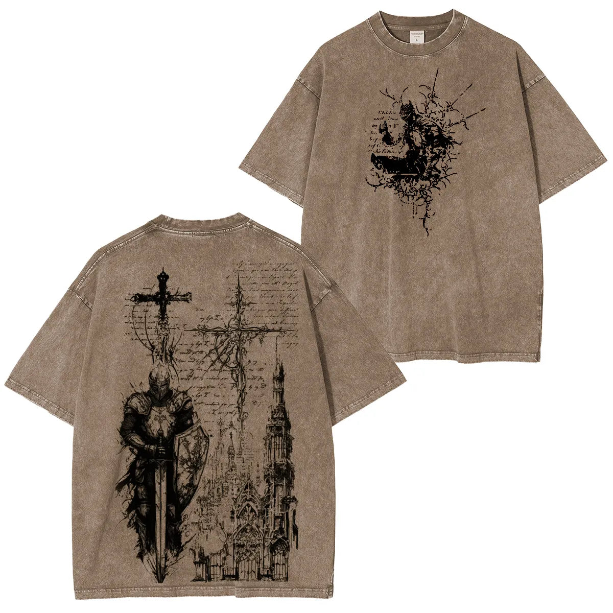 Metal Style Washed Unisex T-Shirt