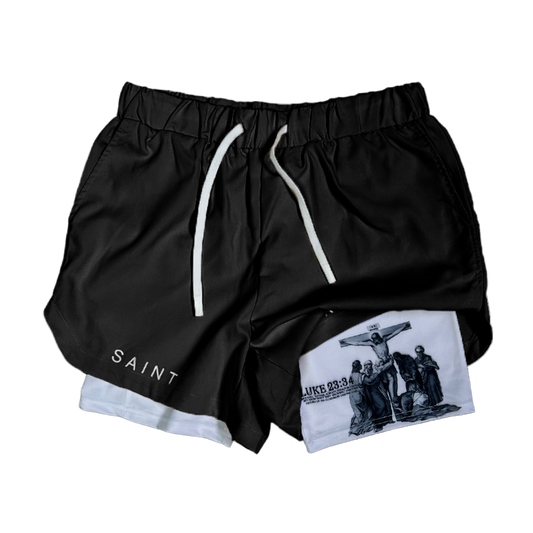 Luke 23:34 Performance  Gym shorts
