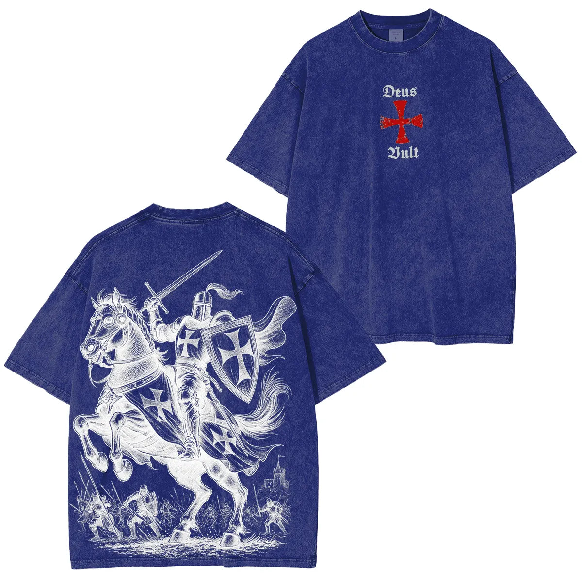 Black Templar Washed Unisex T-Shirt