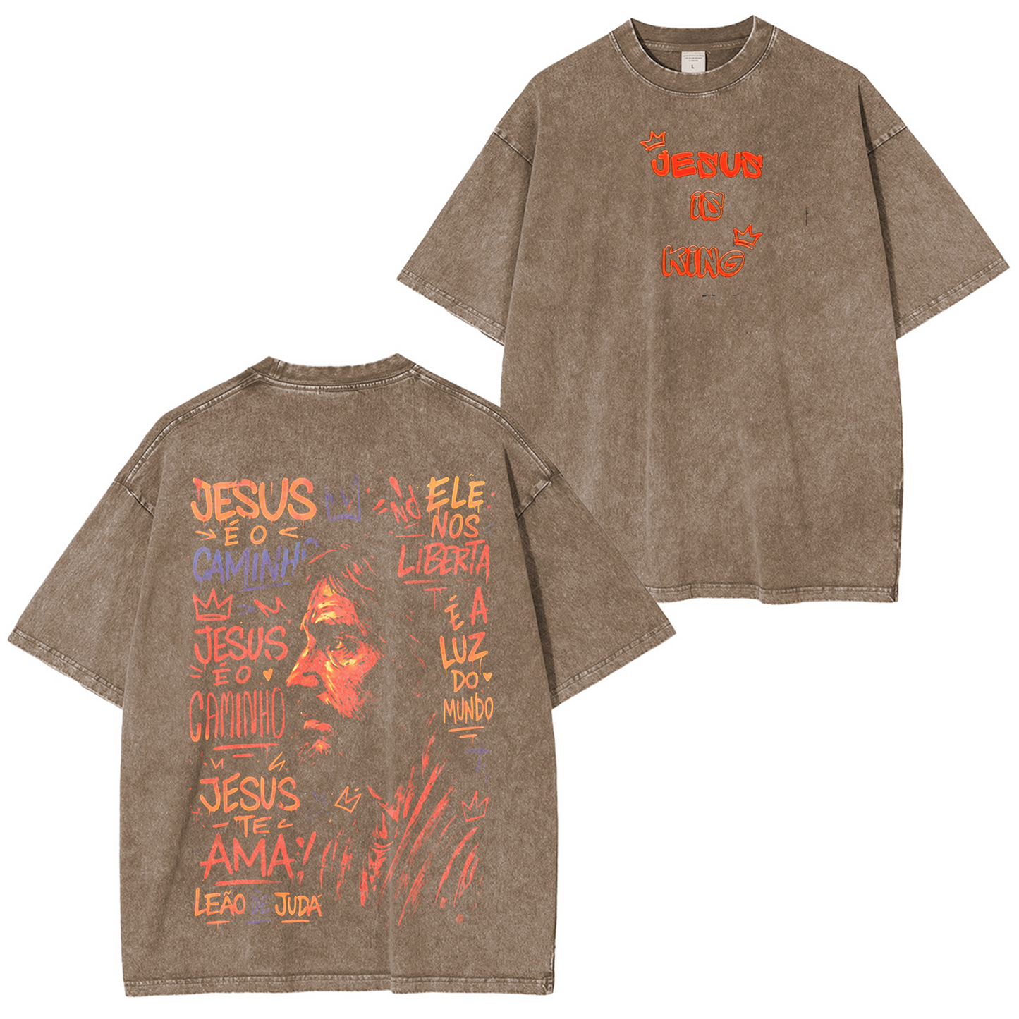 Jesus is King Washed T-shirt/Crewneck/Hoodie