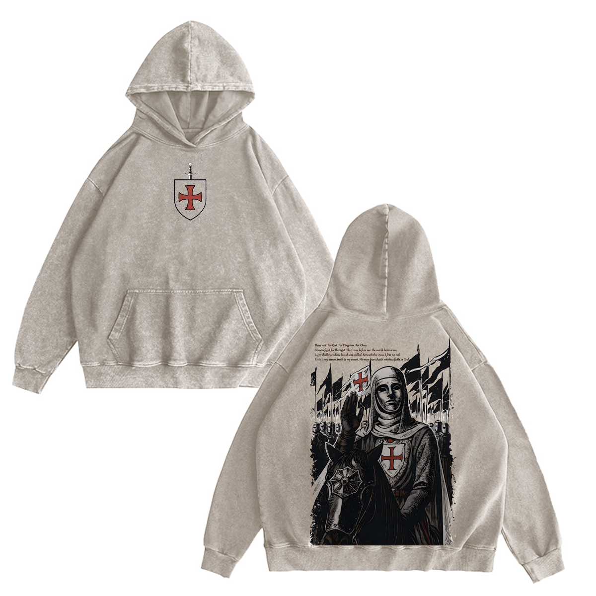 Crowned by Faith Vintage Washed T-shirt/Crewneck/Hoodie