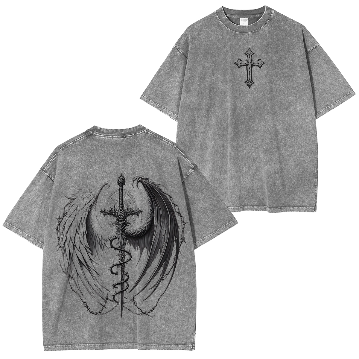Spiritual Warfare Washed Unisex T-Shirt
