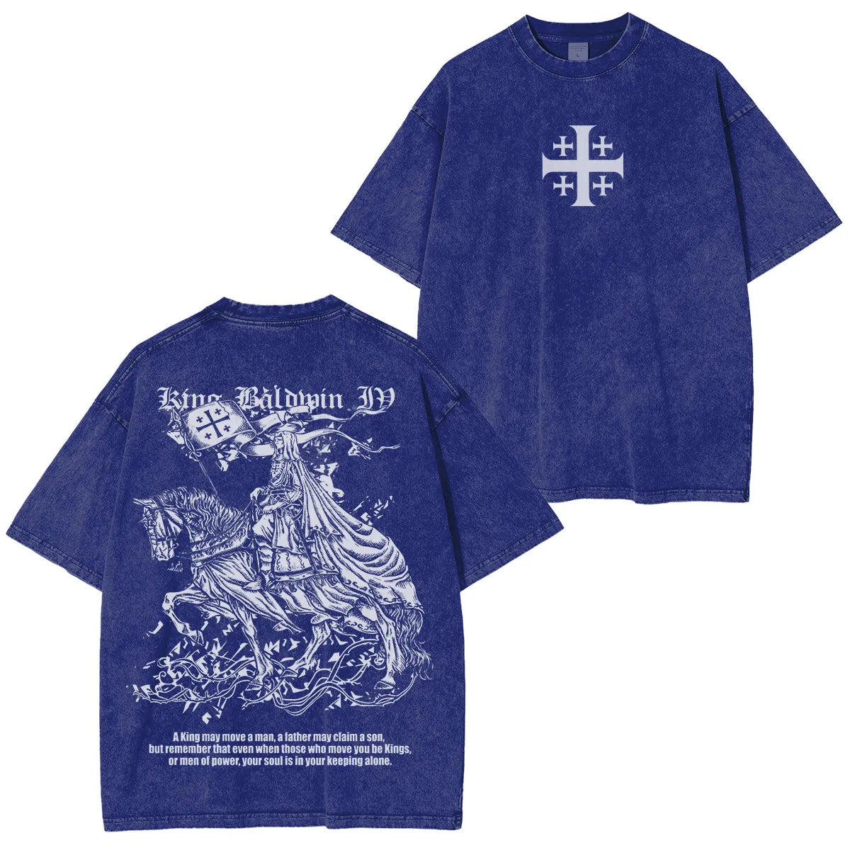 Kingbaldwin : won by the power of God Washed Unisex T-Shirt