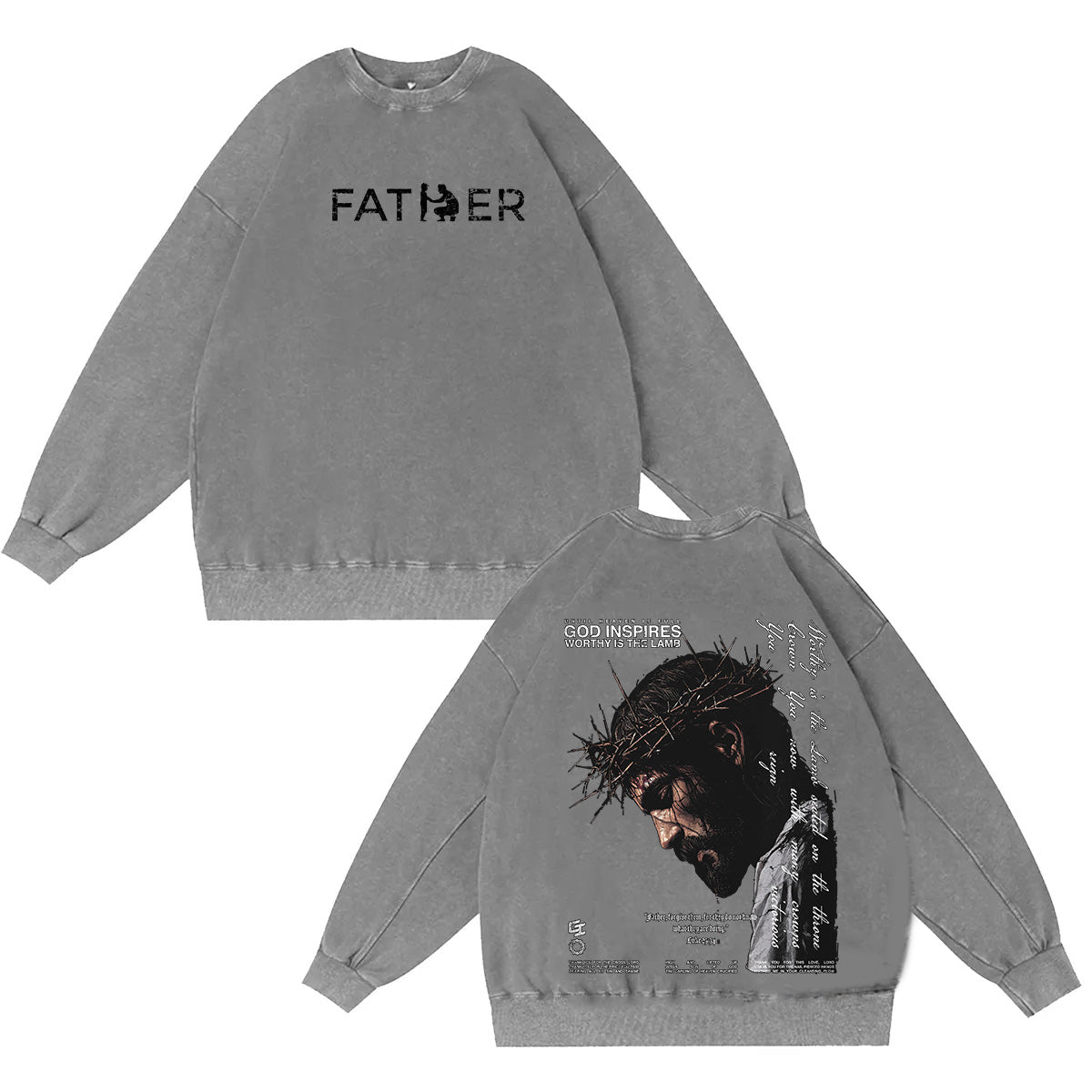 Father Forgive Them Washed T-shirt/Crewneck/Hoodie