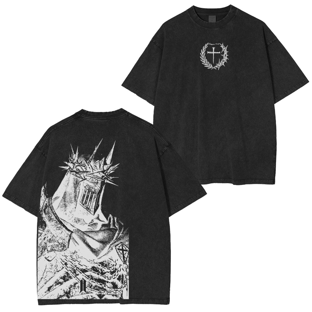 Black Knight Washed Unisex T-Shirt