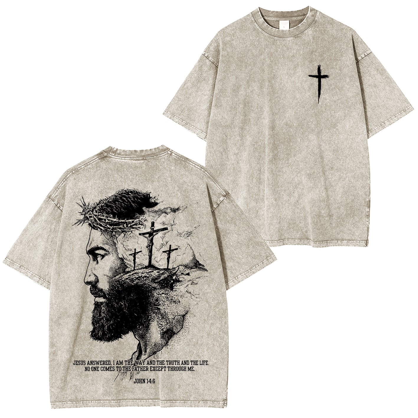 The Way The Truth The Life Vintage Washed T-shirt/Crewneck/Hoodie