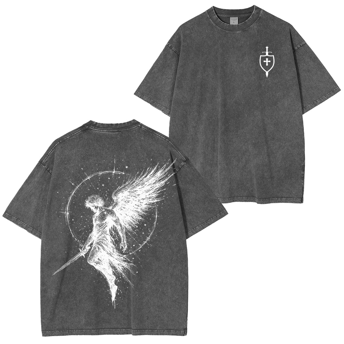 Fallen but Faithful Unisex Washed T-Shirt
