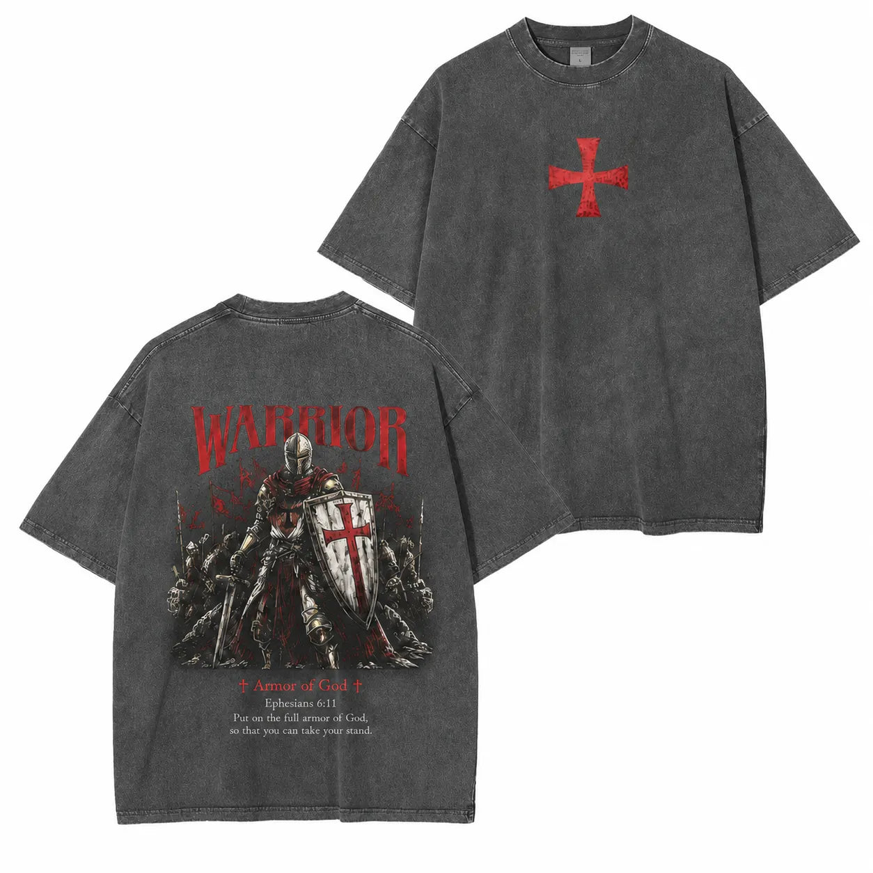 Armor of God Warrior Vintage Washed T-Shirt/Crewneck/Hoodie