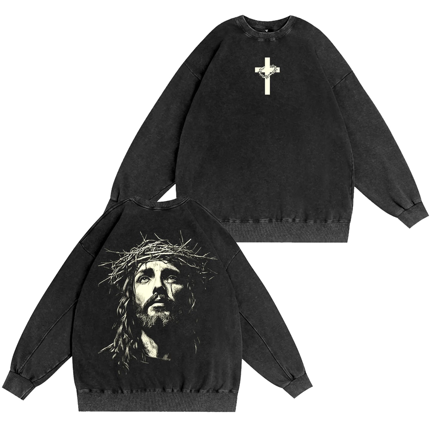 Crown Of Thorns Vintage Washed T-shirt/Crewneck/Hoodie