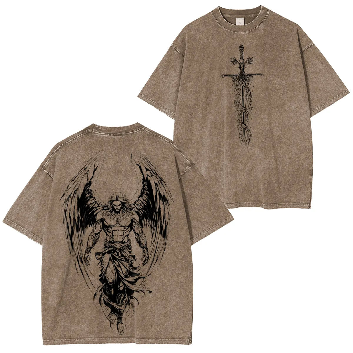 Archangel Michael – Armor of God Vintage Washed Unisex T-Shirt