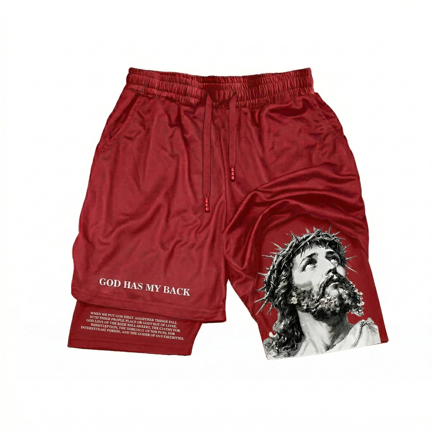 God Bless My Workout Shorts