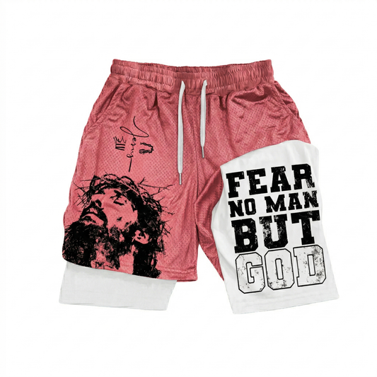 Jesussaves :Trusting Jesus in every season Workout Shorts