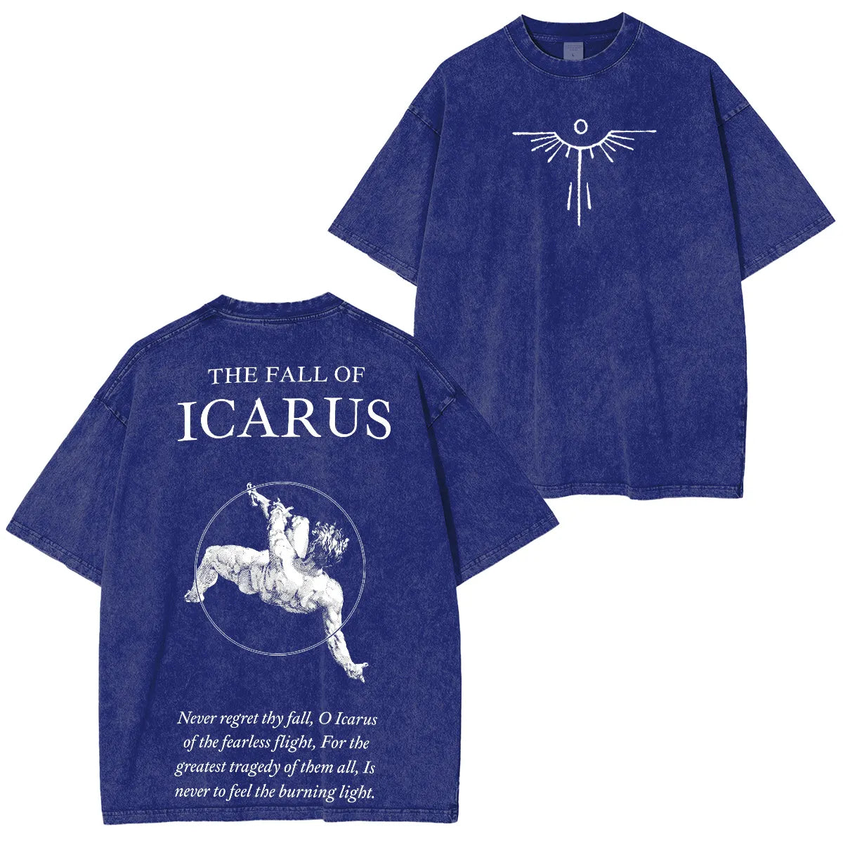 The Fall of Icarus - Broken Wings Washed Unisex T-Shirt