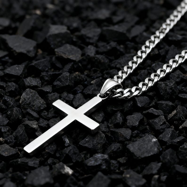 Stainless Steel Cross Necklace