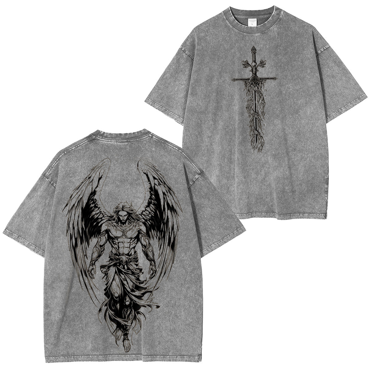 Archangel Michael – Armor of God Vintage Washed Unisex T-Shirt